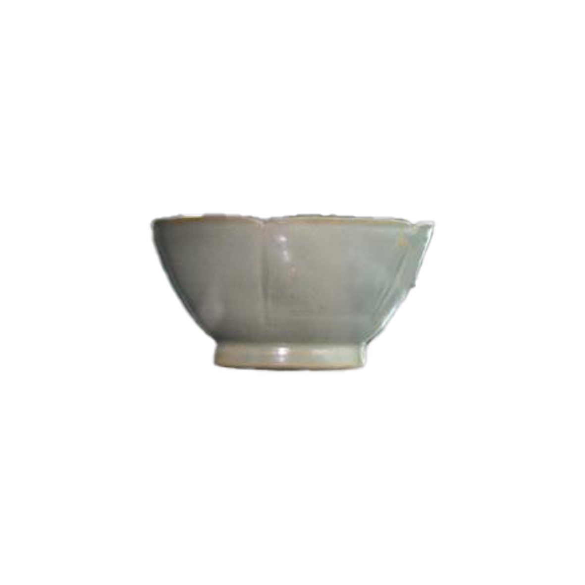 青釉花口茶碗