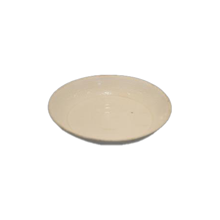 白釉印花吴牛喘月纹盘