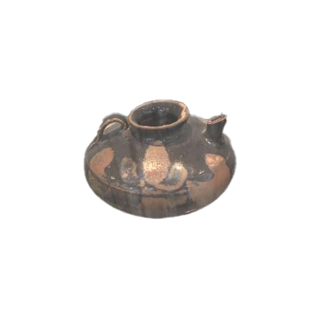 黑釉铁锈斑砚滴