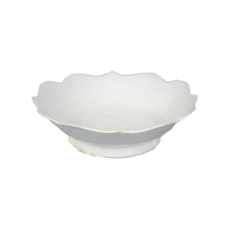 北宋定窑白釉花口盘