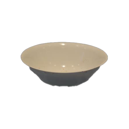 白釉“一”字款折腰碗