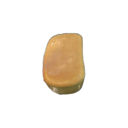 黄釉腰形枕